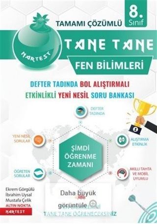 8.Sınıf Fen Bilimleri Soru Bankası Tamamı Çözümlü