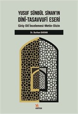 Yusuf Sünbül Sinan'ın Dini-Tasavvufi Eseri