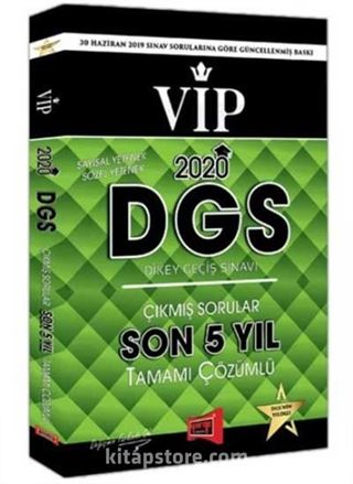 2020 DGS Vip Son 5 Yıl Çıkmış Sorular