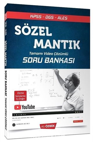 2020 KPSS DGS ALES Sözel Mantık Soru Bankası Video Çözümlü