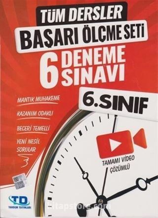 6. Sınıf Tüm Dersler Başarı Ölçme Seti 6 Deneme Sınavı