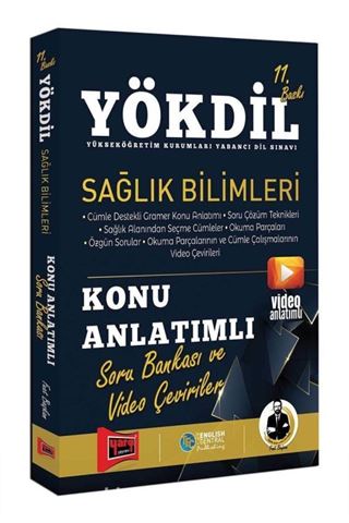 YÖKDİL Sağlık Bilimleri Konu Anlatımlı Soru Bankası ve Video Çeviriler