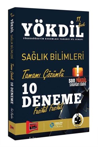 YÖKDİL Sağlık Bilimleri Tamamı Çözümlü 10 Fasikül Deneme