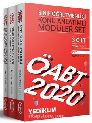 2020 KPSS ÖABT Sınıf Öğretmenliği Konu Anlatımlı Modüler Set (3 Kitap)