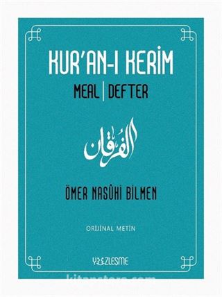 Kur'an Meal Defter (Orjinal Dilde)