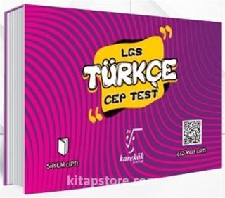 8. Sınıf LGS Cep Test Türkçe