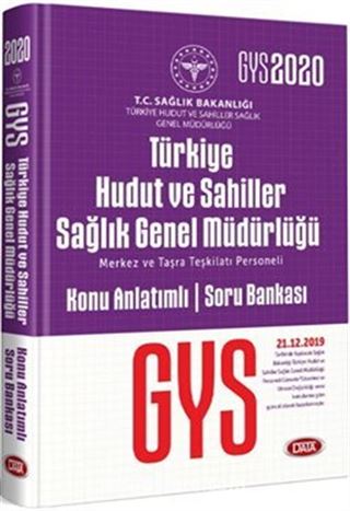 2020 GYS Türkiye Hudut Ve Sahiller Sağlık Genel Müdürlüğü Merkez ve Taşra Teşkilatı Konu Anlatımlı Soru Bankası