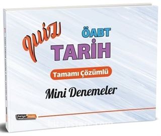 2021 ÖABT Tarih QUİZ Mini Deneme Sınavları Çözümlü