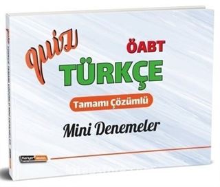 2020 ÖABT Türkçe QUİZ Mini Deneme Sınavları Çözümlü