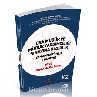 2020 İcra Müdür ve Müdür Yardımcılığı Sınavlarına Hazırlık 5 Deneme