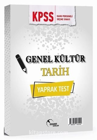 2020 KPSS Tarih Yaprak Test