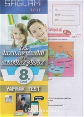 8. Sınıf T. C. İnkılap Tarihi ve Atatürkçülük Sağlam Yaprak Test