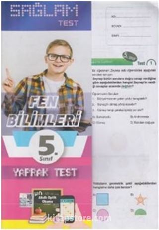 5. Sınıf Fen Bilimleri Sağlam Yaprak Test