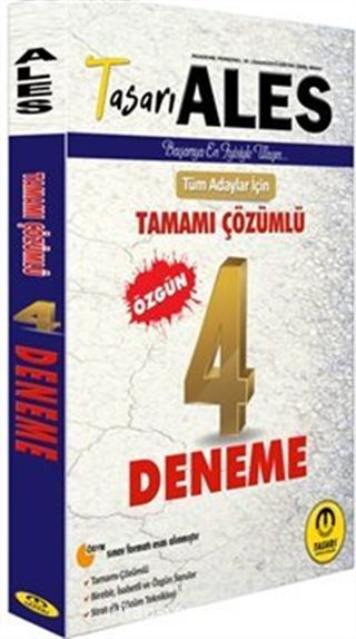 ALES Özgün 4 Fasikül Çözümlü Deneme