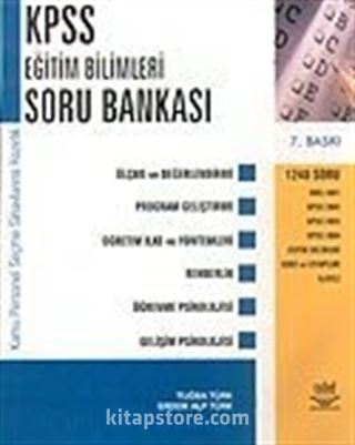 KPSS Eğitim Bilimleri Soru Bankası (Erdem Alp Türk)