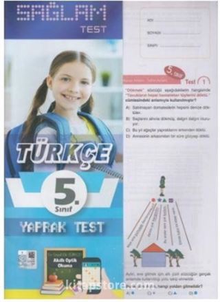 5. Sınıf Türkçe Sağlam Yaprak Test Poşetli