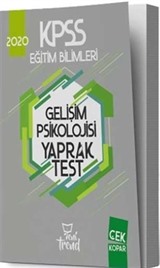 2020 KPSS Eğitim Bilimleri Gelişim Psikolojisi Yaprak Test