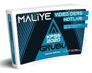 2020 KPSS A Grubu Maliye Video Ders Notları