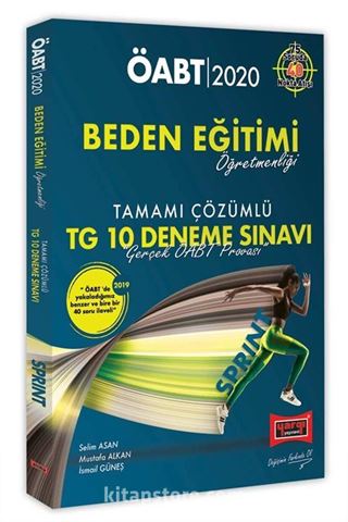 2020 ÖABT Sprint Beden Eğitimi Öğretmenliği Tamamı Çözümlü TG 10 Deneme Sınavı