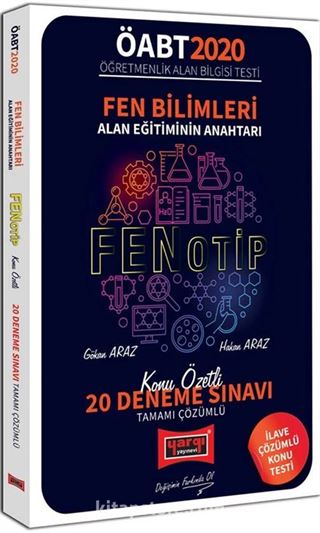 2020 ÖABT Fen Bilimleri Fenotip Konu Özetli Tamamı Çözümlü 20 Deneme Sınavı