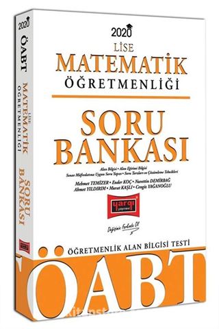 2020 ÖABT Lise Matematik Öğretmenliği Soru Bankası