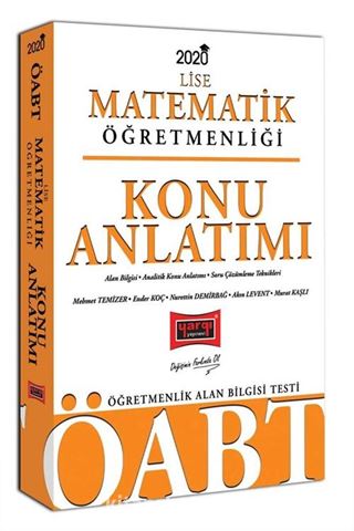 2020 ÖABT Lise Matematik Öğretmenliği Konu Anlatımı