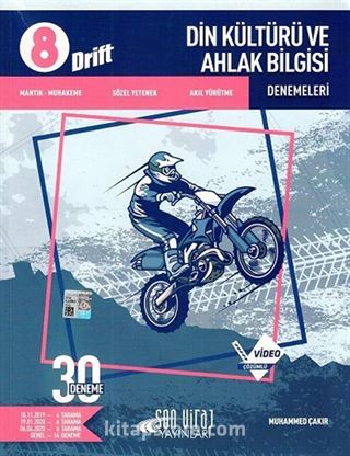 8. Sınıf Din Kültürü ve Ahlak Bilgisi 30'lu Deneme Drift Serisi