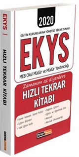 2020 MEB EKYS Okul Müdür ve Müdür Yardımcılığı Zamanım Az Diyenlere Hızlı Tekrar Kitabı