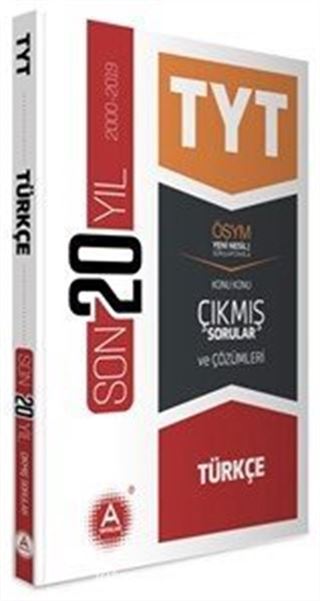 TYT Türkçe Son 20 Yıl Konu Konu Çıkmış Sorular