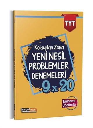 2021 TYT Kolaydan Zora 9x20 Yeni Nesil Çözümlü Problemler Denemeleri