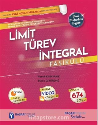 Limit Türev İntegral Fasikülü