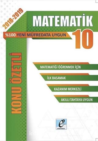 10. Sınıf Matematik Konu Özetli Soru Bankası Seti