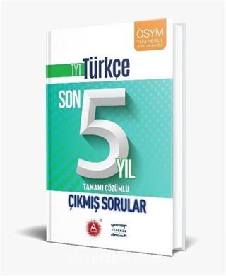 TYT Türkçe Son 5 Yıl Tamamı Çözümlü Çıkmış Sorular