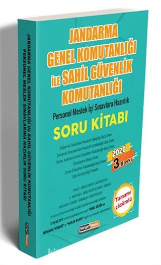 2020 Jandarma Genel Komutanlığı ile Sahil Güvenlik Komutanlığı Personel Meslek İçi Sınavlara Hazırlık Soru Kitabı