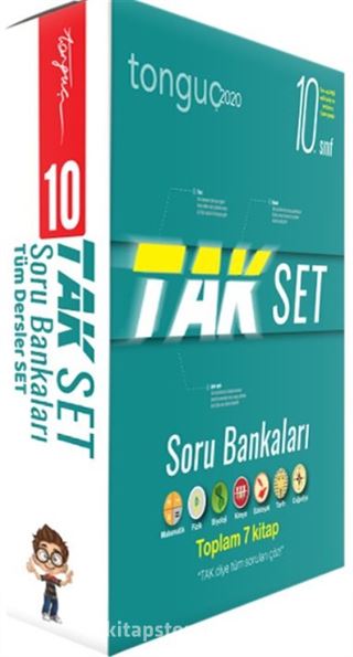 10. Sınıf TAK Tüm Dersler Seti (7 Kitap)