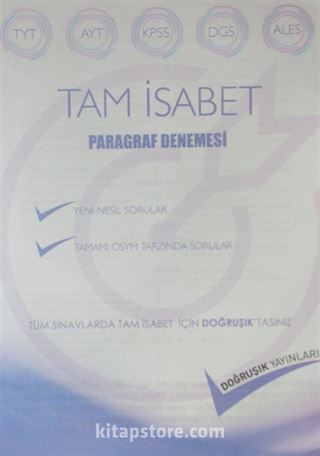 Tam İsabet Paragraf Denemesi