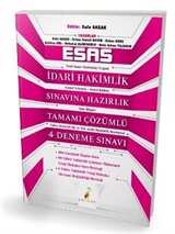 Esas İdari Hakimlik Sınavına Hazırlık Tamamı Çözümlü 4 Deneme Sınavı