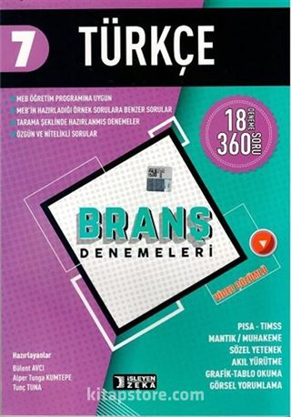 7. Sınıf Türkçe Branş Denemeleri