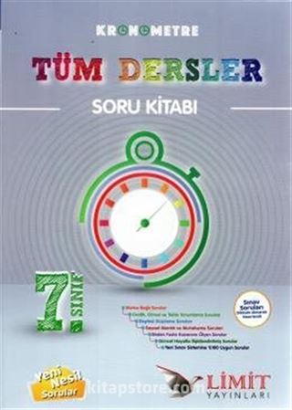 7. Sınıf Kronometre Tüm Dersler Soru Bankası