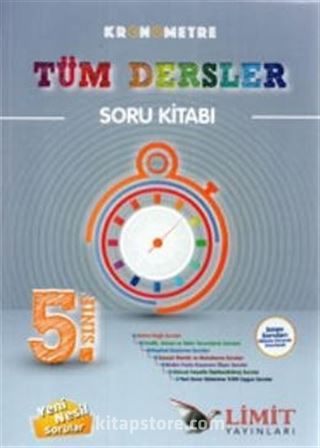 5. Sınıf Kronometre Tüm Dersler Soru Bankası