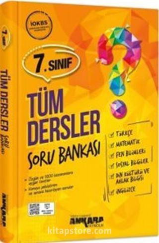 7. Sınıf Tüm Dersler Soru Bankası