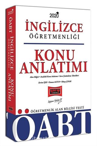 2020 ÖABT İngilizce Öğretmenliği Konu Anlatımı