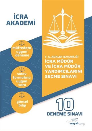 İcra Müdür ve İcra Müdür Yardımcılarını Seçme Sınavı 10 Deneme