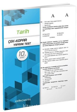 10. Sınıf Tarih Yaprak Test