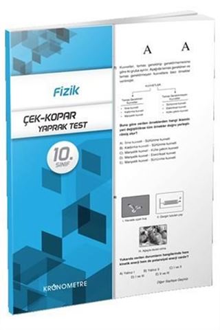 10. Sınıf Fizik Yaprak Test