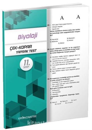 11. Sınıf Biyoloji Yaprak Test