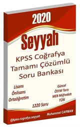 2020 KPSS Seyyah Coğrafya Soru Bankası Çözümlü