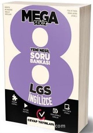 8. Sınıf LGS Mega İngilizce Soru Bankası