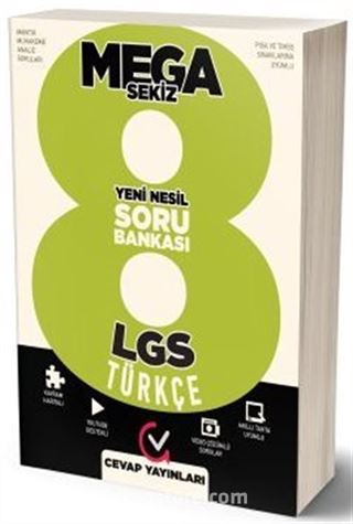 8. Sınıf LGS Mega Türkçe Soru Bankası