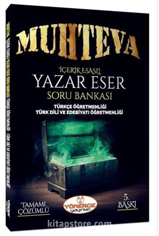 2020 ÖABT Muhteva İçerik Esaslı Yazar Eser Soru Bankası Çözümlü